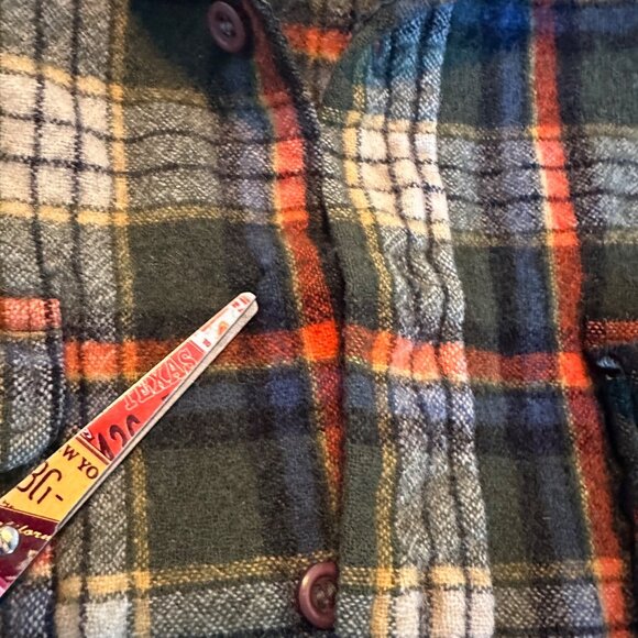 Vintage Pendleton Shirt Mens Large Outdoors Man Wool Plaid USA Made Grandpacore - Picture 5 of 11